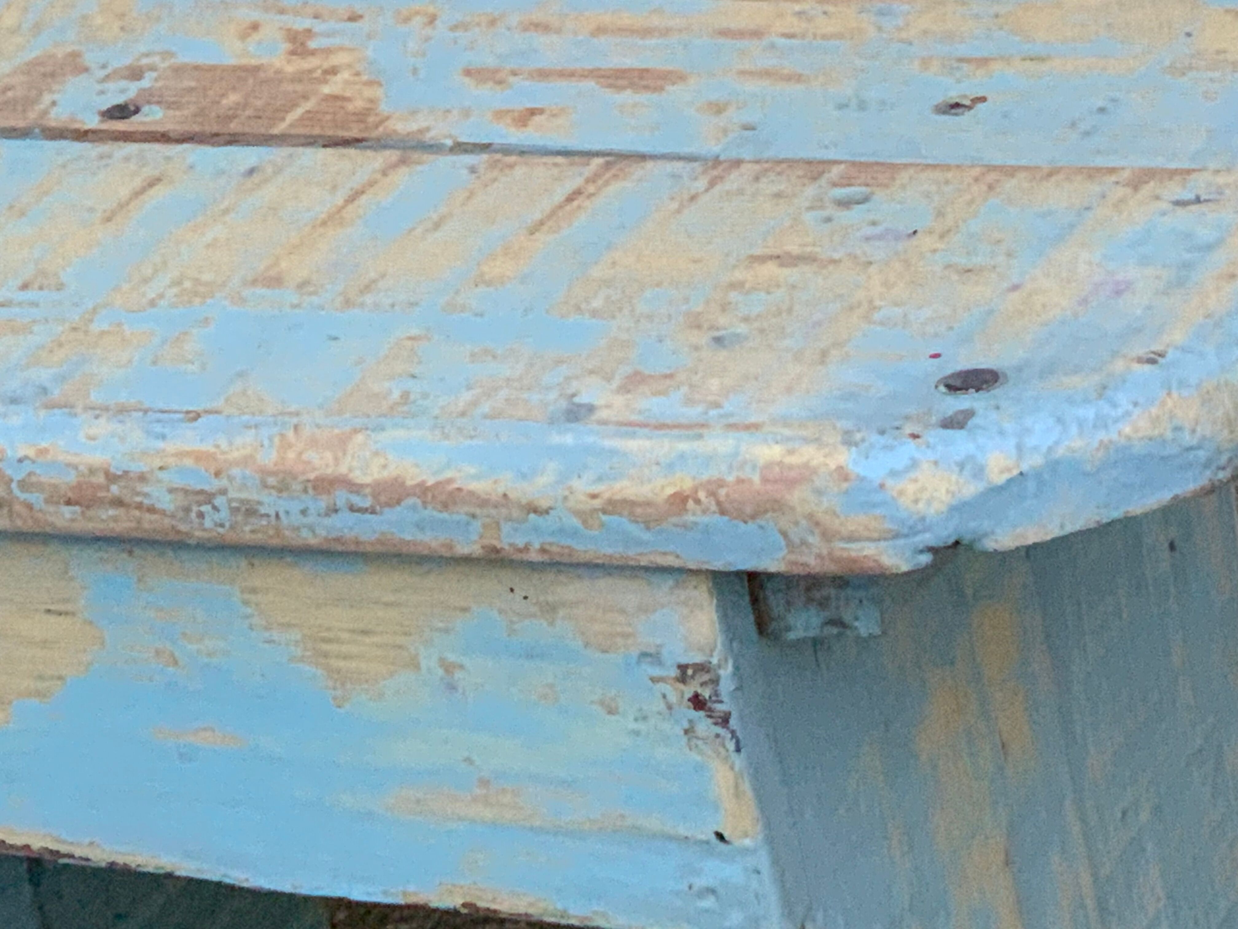 Vintage patina bench 1950