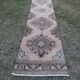 Vintage Turkish hallway rug 80x775 cm