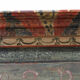Antique Rustic Farmhouse Folk Art Painted Bridal Cabinet 1842