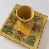 Ceramic plate and cup