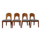 Vintage Morten Dining Chairs in Teak by Niels Koefoed for Hornslet Møbelfabrik, 1970s, Set of 4