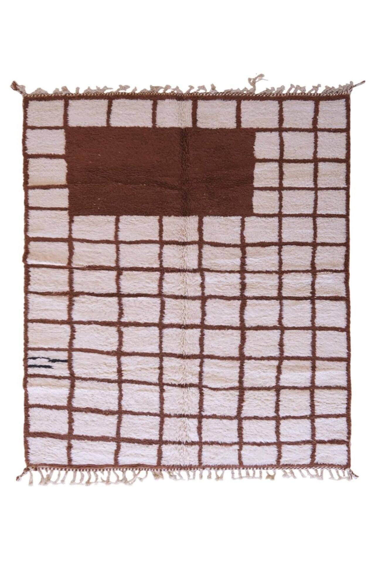 Tapis beni ouarin fait main traditionnelle taille 150 x 250 cm