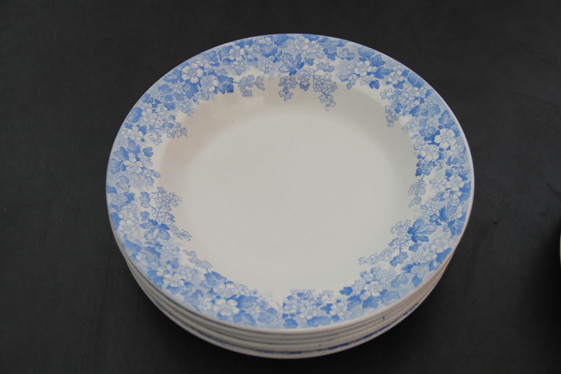 Rare plate service 6 people "Récamier" U&C Sarreguemines and Digoin late nineteenth °