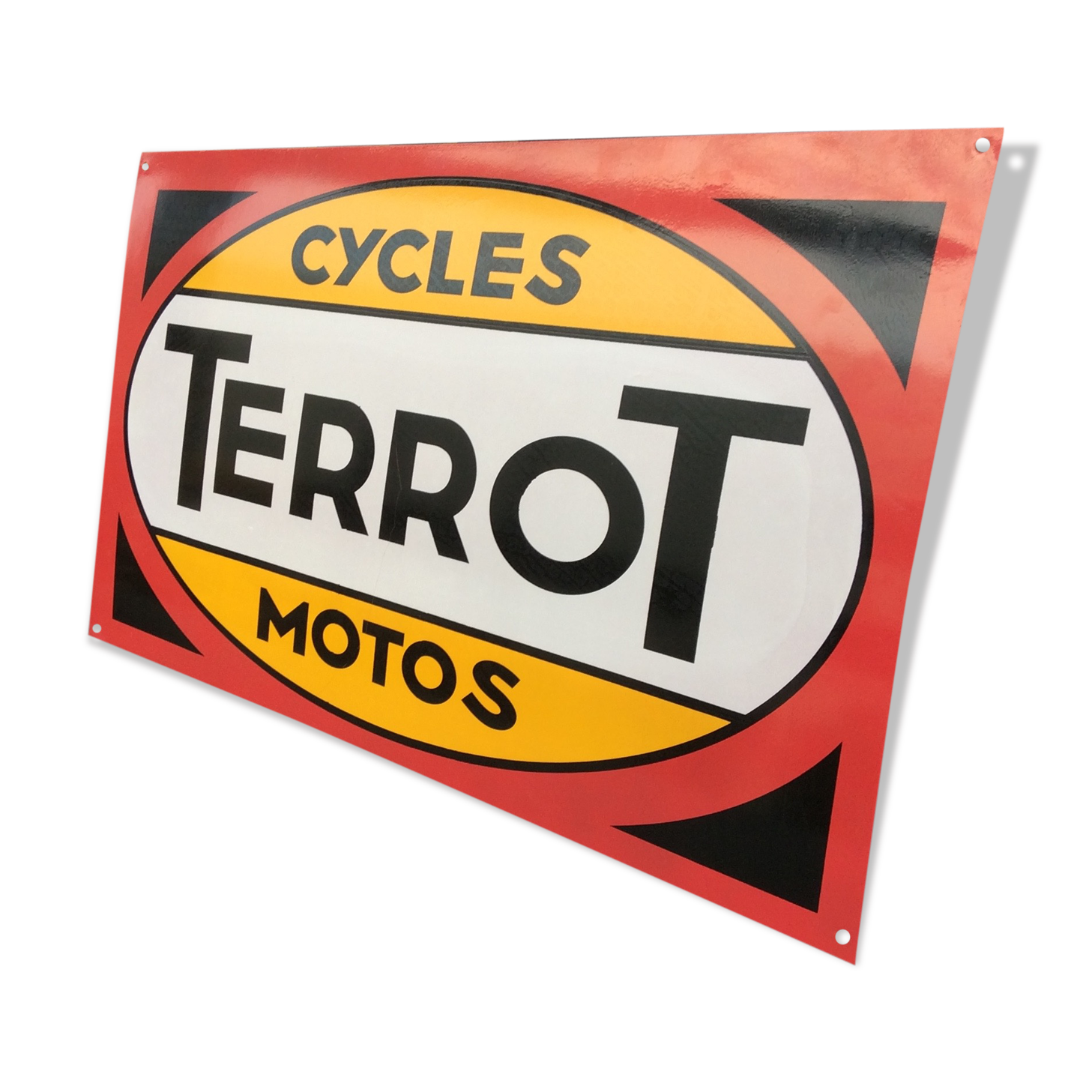 Plate Pub metal moto Terrot