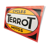 Plate Pub metal moto Terrot