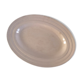 Plat ovale rose Ceranord Saint Amand