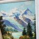 Oil Painting on Panel Vintage Signed CLAUDE SARGUE Landscape 2