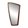 Shaped mirror with teak frame, 1960s