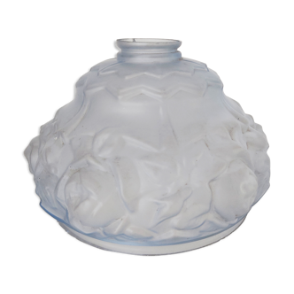 Art deco lampshade matte blued glass pink décor