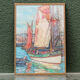 Set of 3 marine watercolours, signed Ghodrat Delbasteh.