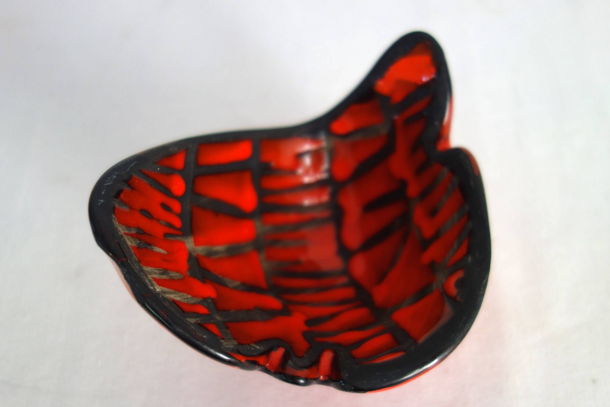 Roger Capron ceramic empty pocket, Vallauris circa 1955