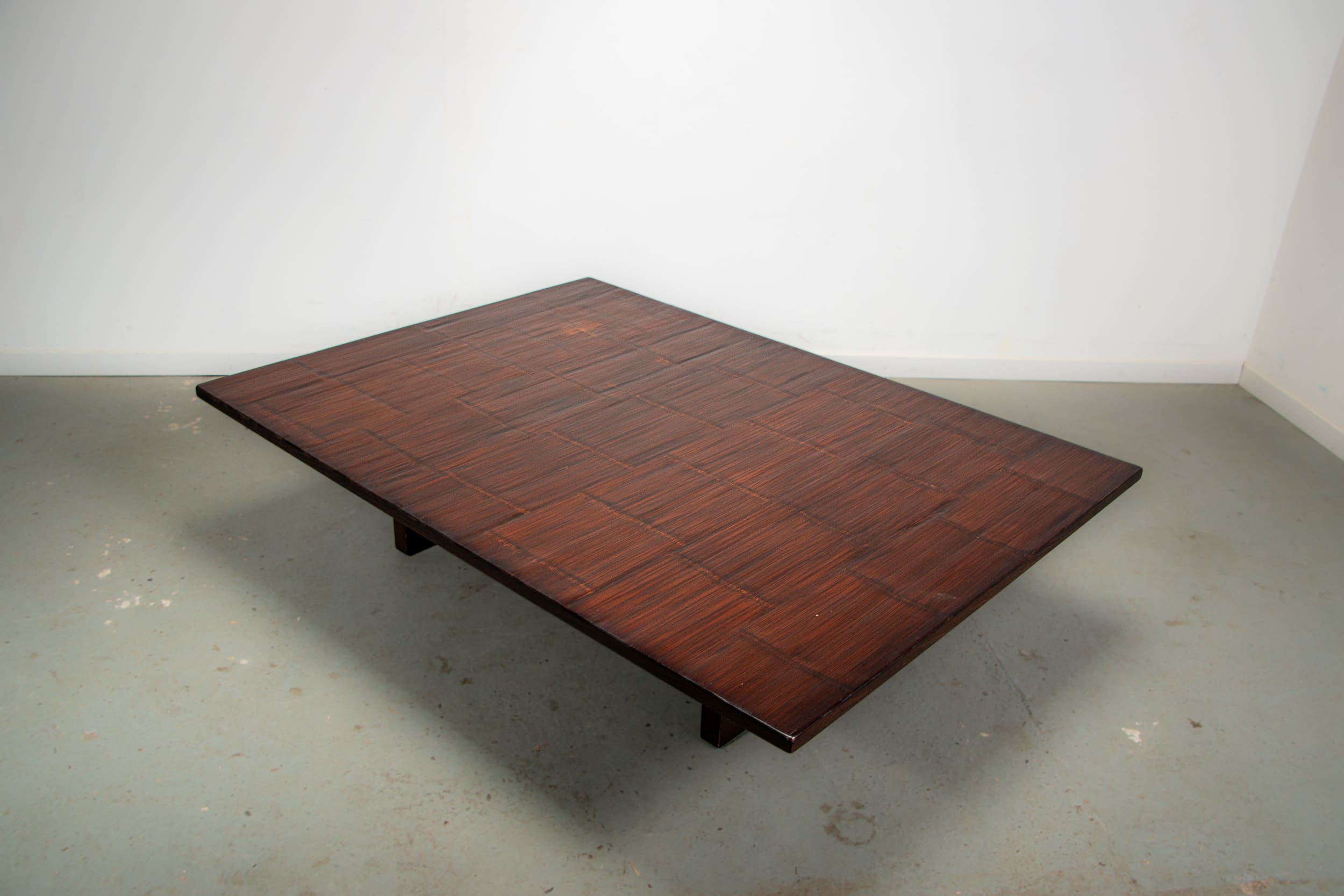 Axel Vervoordt bamboo opium coffee table circa 1980