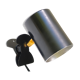Wall lamp, black clip spot, 50s