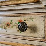 Hand-painted Venetian-style sideboard, mid-20th century