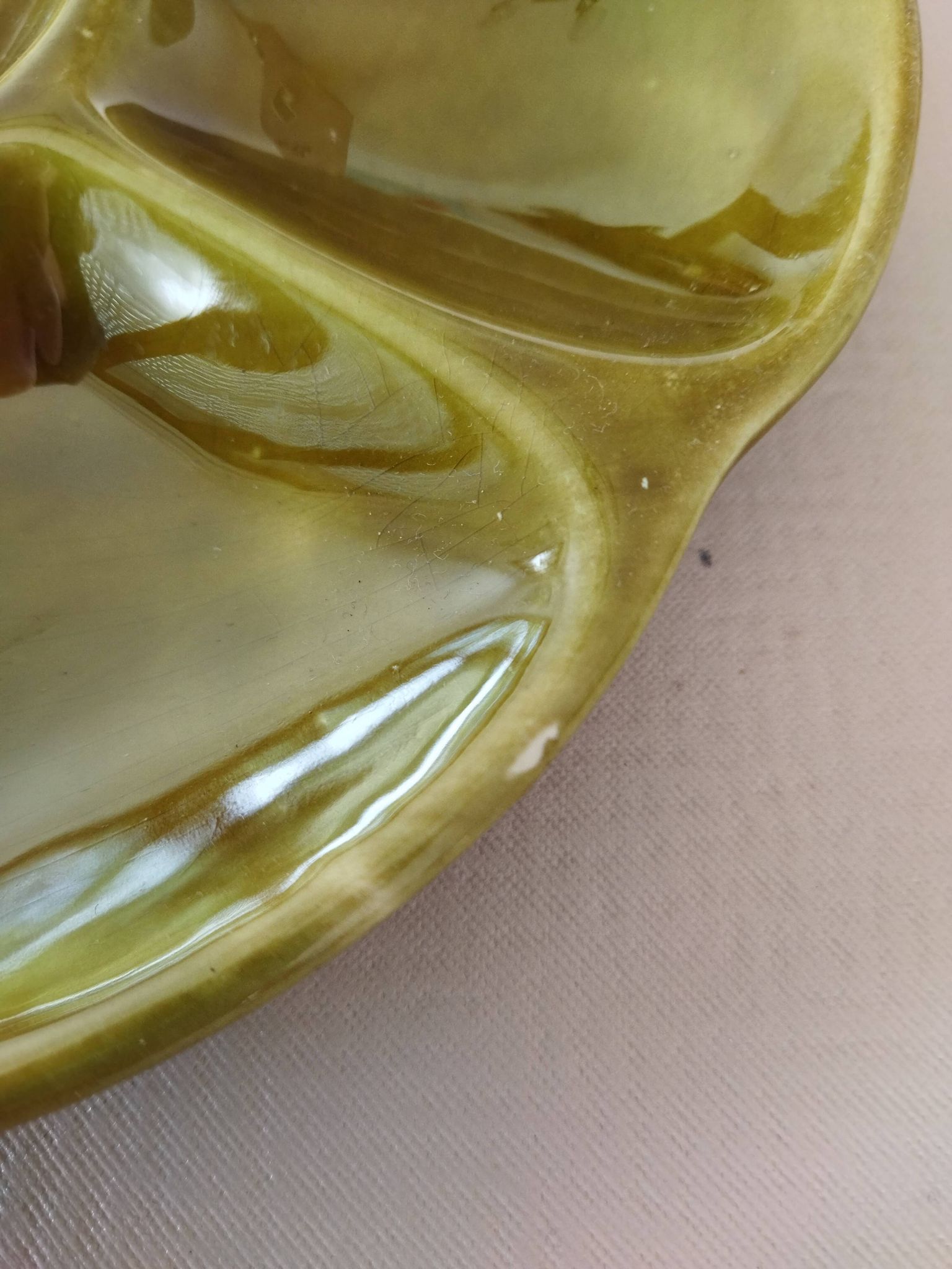 10 earthenware oyster plates from Gien