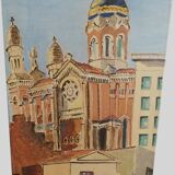 Old table 55 cm x 38 cm