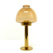 Set of 5 Scandinavian Hans-Agne Jakobsson Claudia model candlesticks in brass