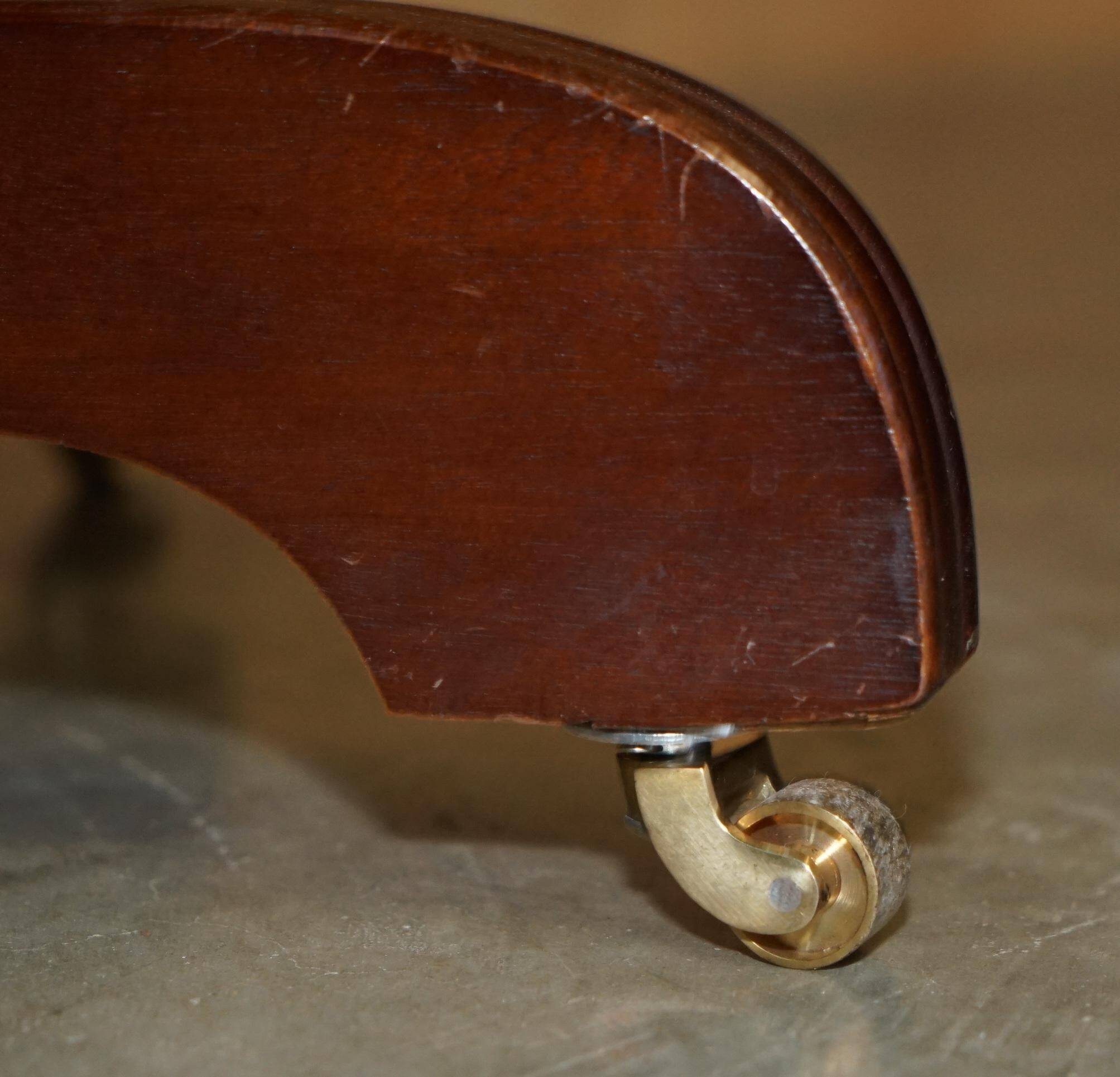 Vintage Leather Chesterfield Director's Armchair