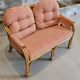 Italian wicker sofa
