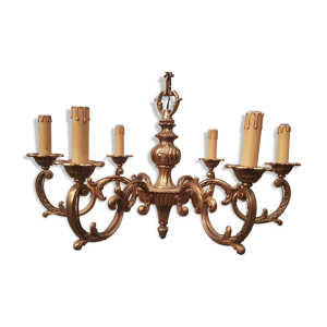 Ancien lustre en bronze