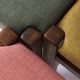 Set of 5 Vintage Dining Chairs, 1960s–1970s | Colorful Upholstered Vintage