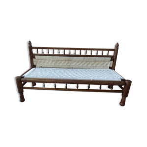 ancien banc en teck birman