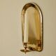 Single mid-century Swedish brass sconce