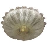 Plafonnier en verre de Murano