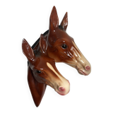 Ceramic wall decoration horses, Hema Holland