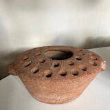 Terracotta farm vase pique flower XXL Folk Art 19th