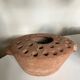 Vase de ferme terre cuite pique fleur XXL Art Populaire 19e