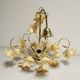 Vintage chandelier style 1960-1970 Murano, glass flowers