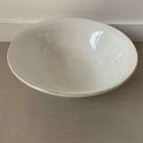 Old white salad bowl