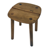 Tabouret en bois — Pierre Gautier-Delaye, France, 1960s