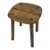 Tabouret en bois — Pierre Gautier-Delaye, France, 1960s
