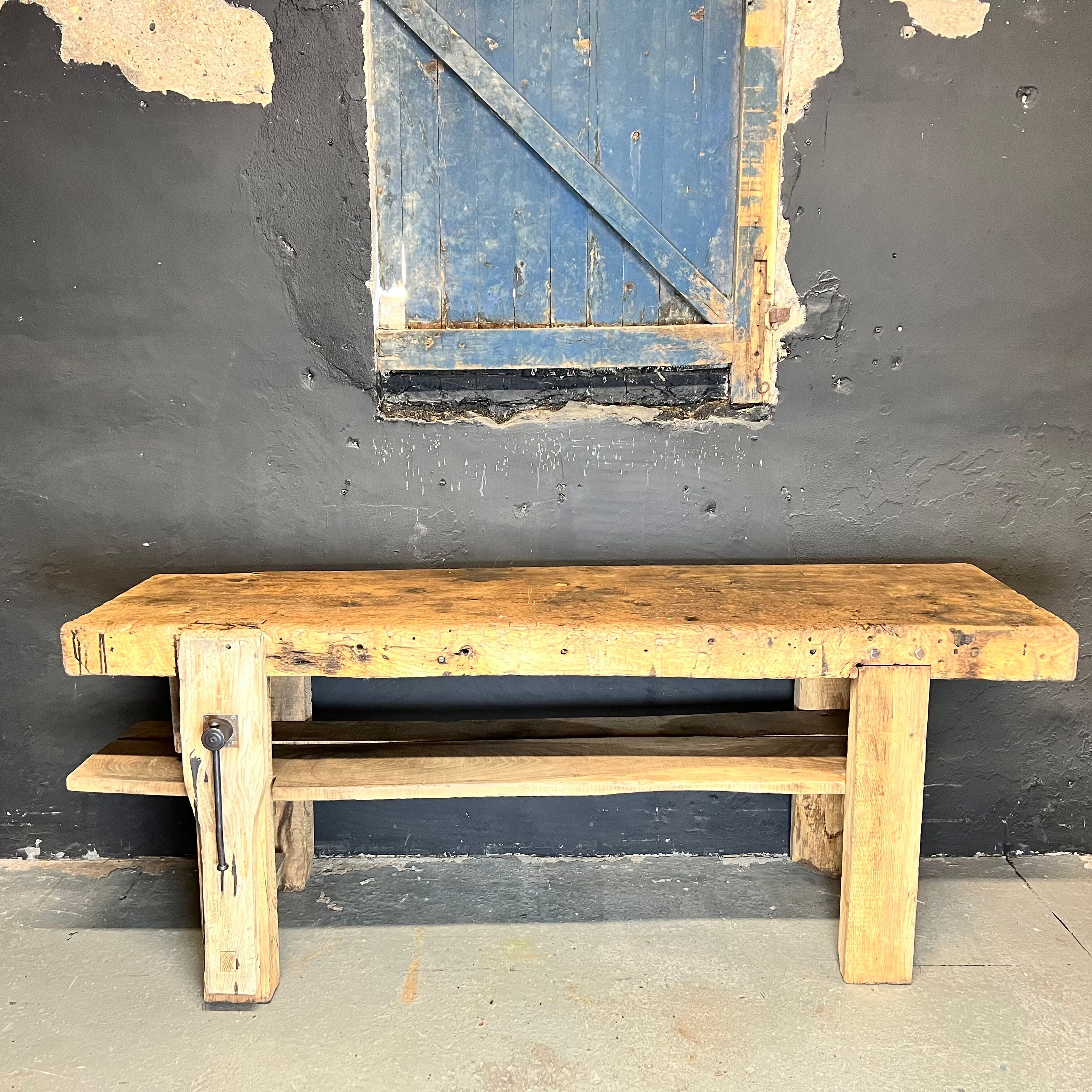 Old establishment in raw solid oak