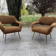 Set of 2 armchairs Attributed to Gastone Rinaldi for Rima Italy 1950s
