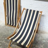 Pair of striped vintage Chileans