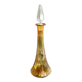 Liquor decanter - amber-cut crystal