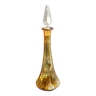 Liquor decanter - amber-cut crystal