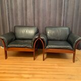 A pair of armchairs, Denmark, 1970s