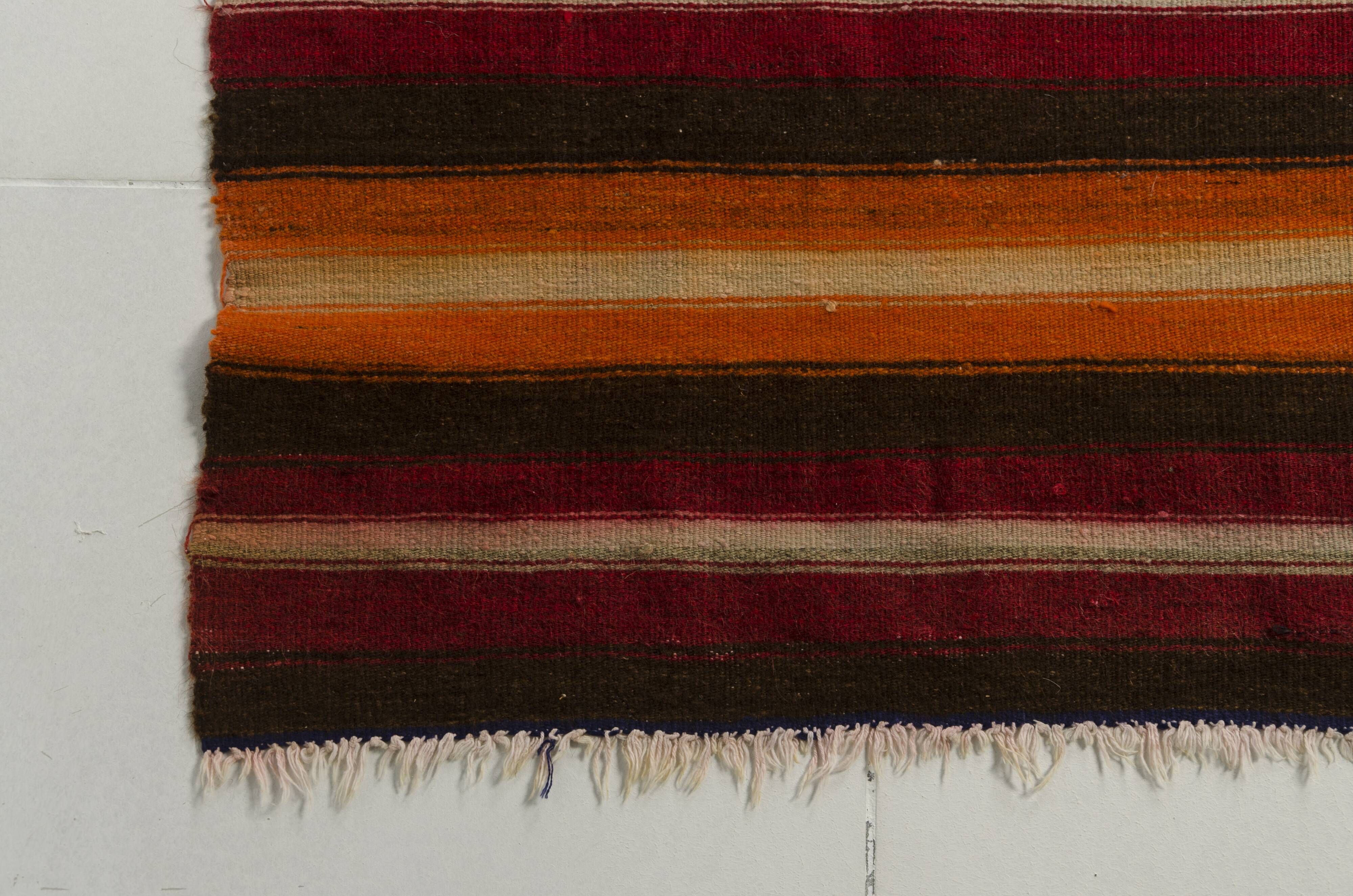 Tapis Kilim Anatolien Vintage, Kilim Géométrique Vintage sku-138