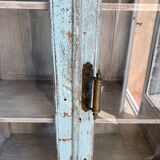 2-door painted glass window