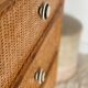 Commode vintage en rotin