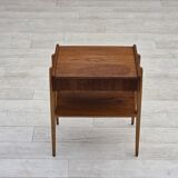 1970s, Swedish side table by AB Carlstrom with drawer, teak wood.