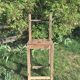 Brutalist bar high chair