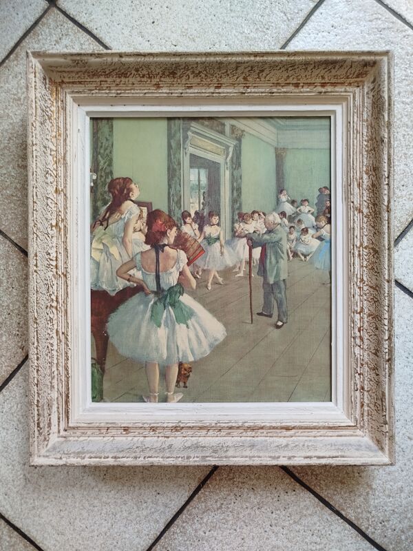 Reproduction ancienne « La Classe de Danse » d’après Edgar Degas