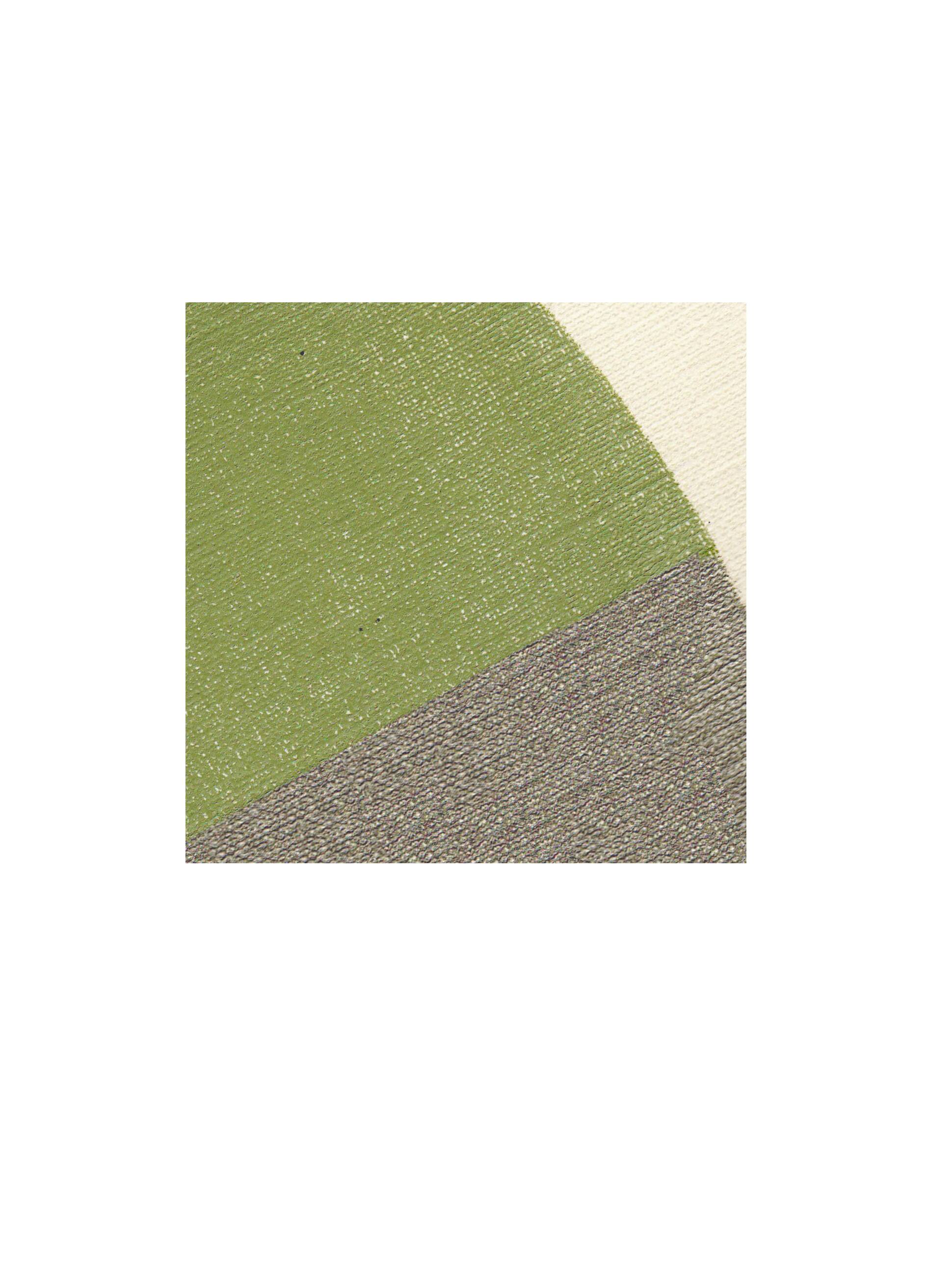 Painting 30x40cm - Astie - sage green and pewter - signed Eawy