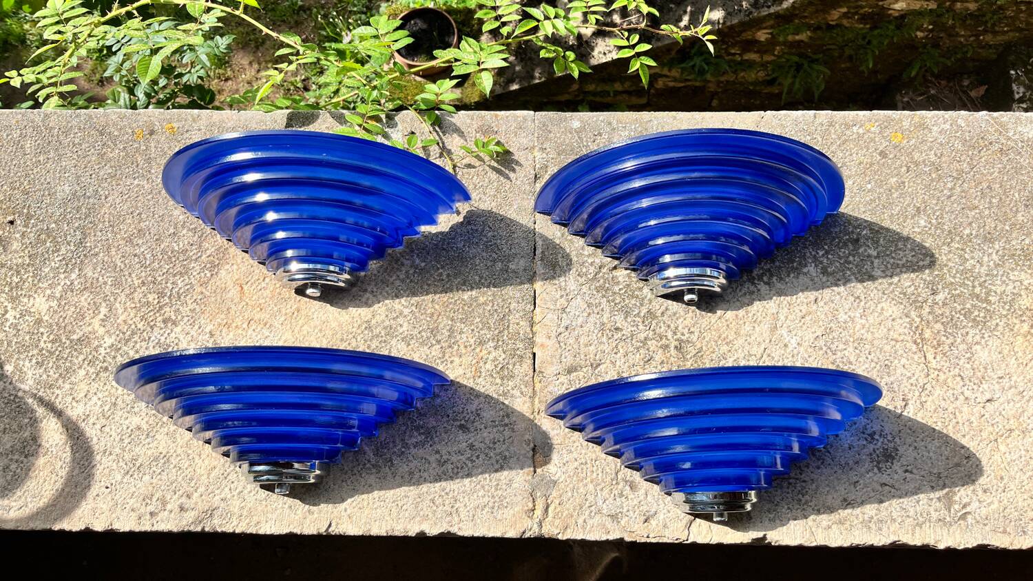 Appliques murales Laoni en verre