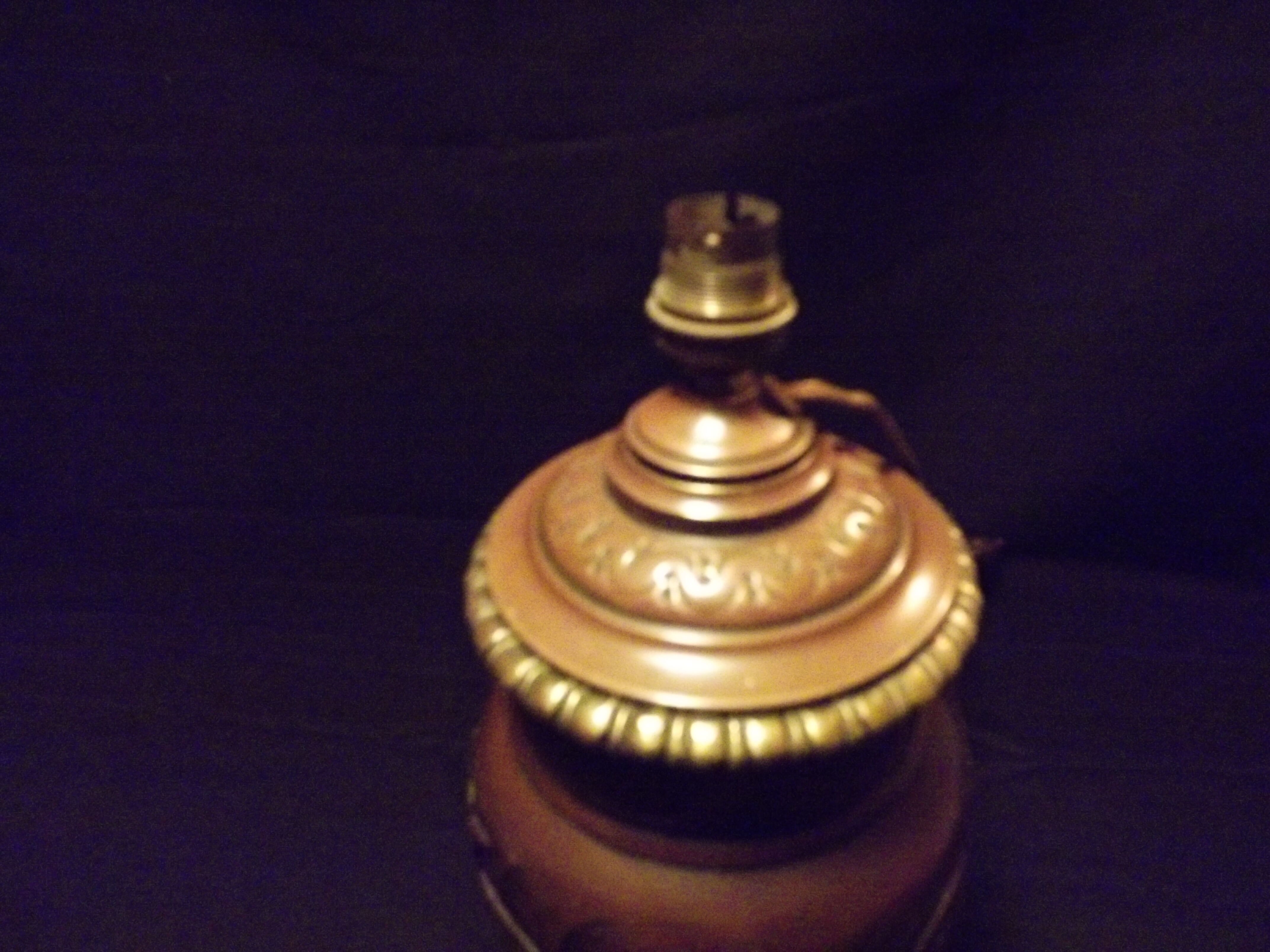 Japan bronze lamp foot